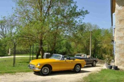 Classic Cars in Gers MGB jaune